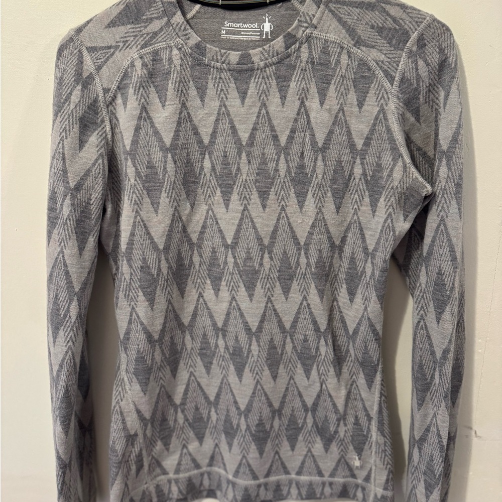 Smartwool Gray Patterned Sweater
